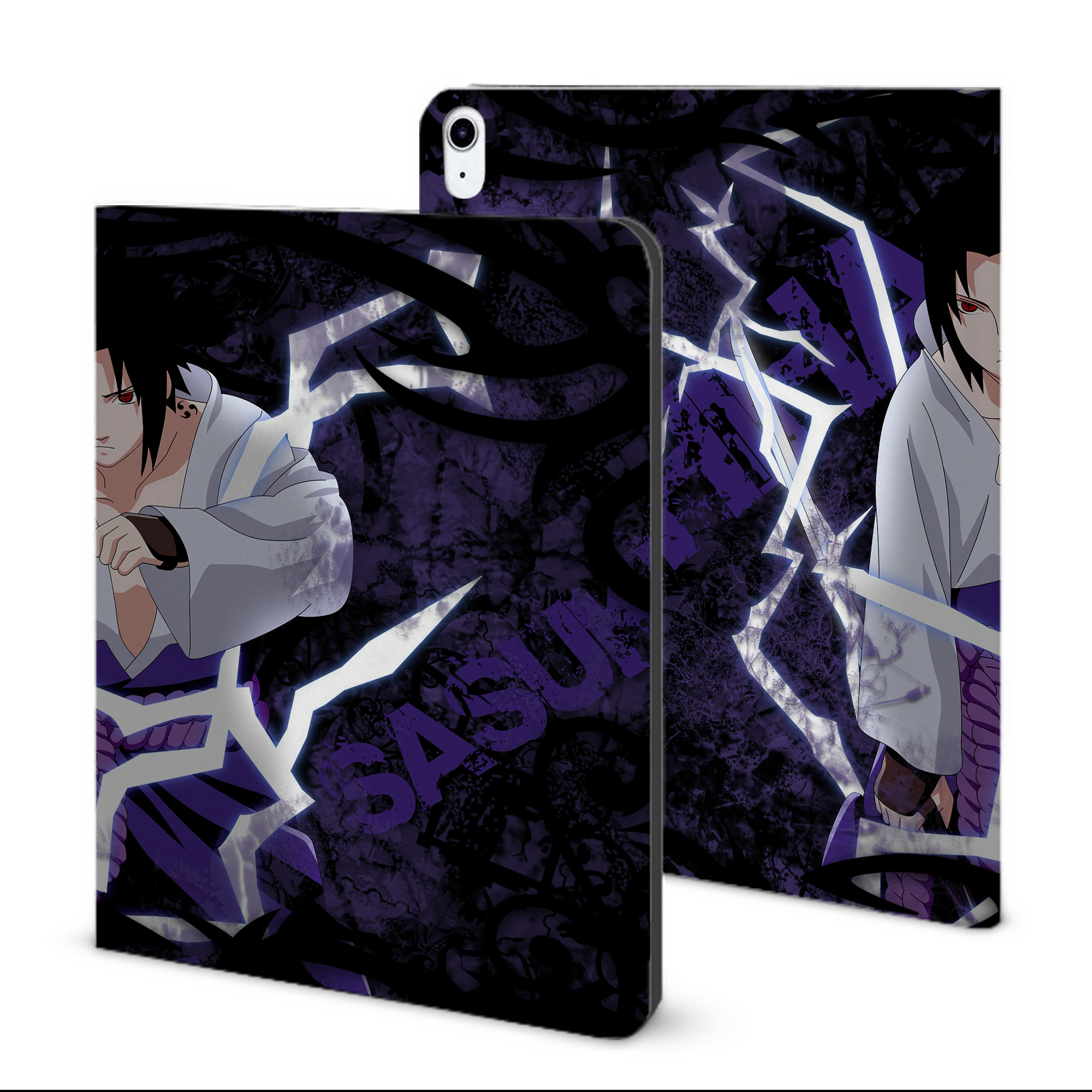 （画像用） NARUTO -ナルト- NARUTO -ナルト- 疾風伝 IPad ケース ブック型 PUレザー TPU 耐衝撃 軽量 薄型 ペン収納なし 全面保護 IPad 各モデル対応